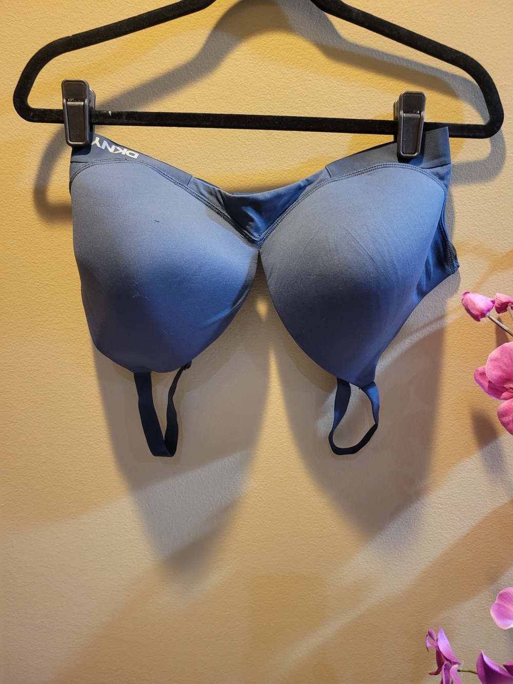 DKNY Women’s Smooth Grayish Blue T-Shirt Bra